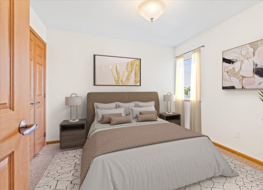 Medina Townhomes_Model Bedroom