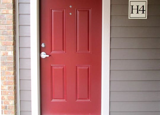 Mossy Oaks_Apartment Entryway Door