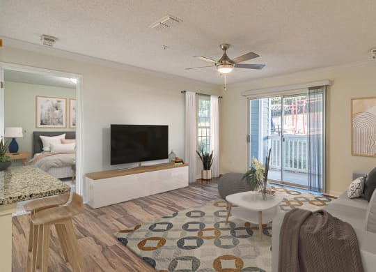 Dominium-Mulberry Place-Staged Living Room