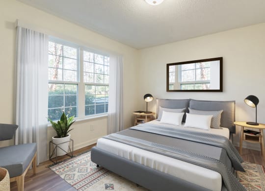 Dominium-Mulberry Place-Staged Bedroom