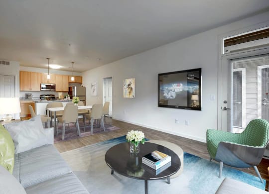 North Range Crossings_Model Apartment Living Room
