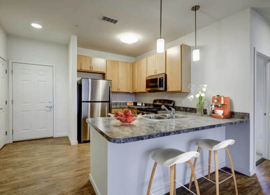 North Range Crossings_Model Apartment Kitchen