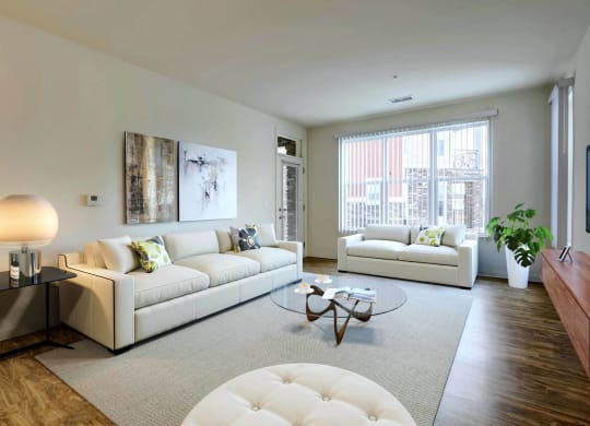 North Range Crossings_Model Apartment Living Room