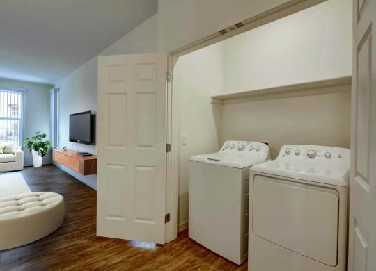 North Range Crossings_Model Apartment Laundry Room