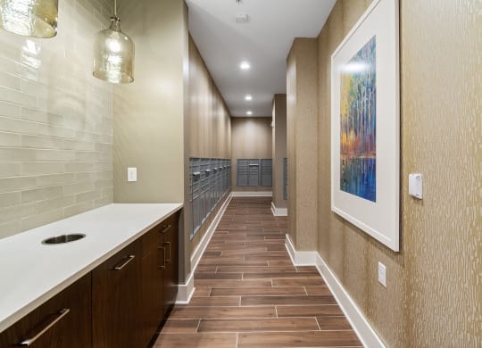 Package and Mail Center at Oaks Landing 55+ Apartments, New Brighton, MN 55112