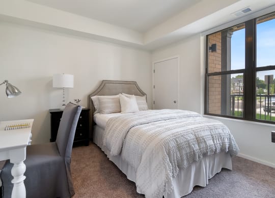 Gorgeous Bedroom at Oaks Landing 55+ Apartments, New Brighton, MN