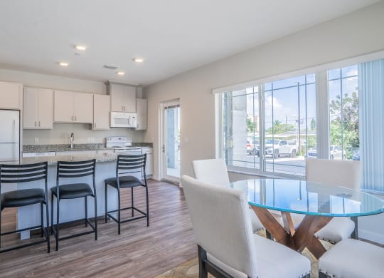 Dining And Kitchen at Osprey Park 62+ Apartments, Kissimmee, 34758