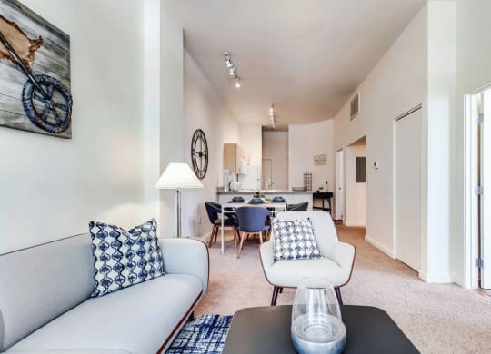Dominium-Park Avenue West-Model Living Room at Park Avenue West, Denver, 80205