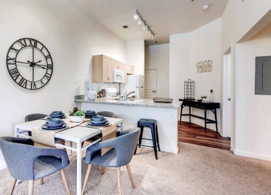 Dominium-Park Avenue West-Model Dining Room at Park Avenue West, Denver, CO
