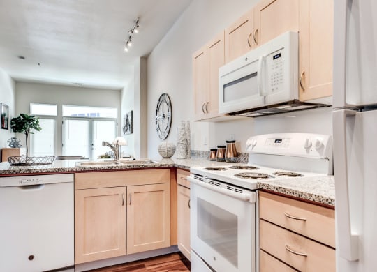Dominium-Park Avenue West-Model Kitchen at Park Avenue West, Denver, CO