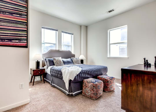 Dominium-Park Avenue West-Model Bedroom at Park Avenue West, Colorado