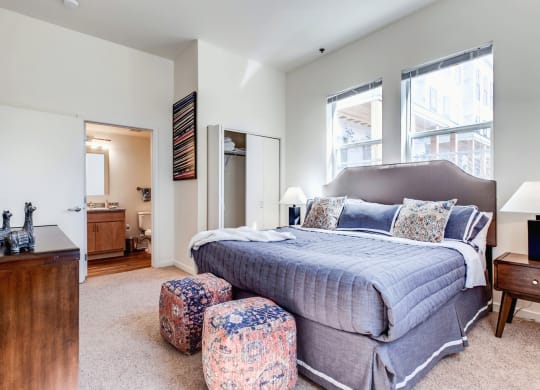 Dominium-Park Avenue West-Model Bedroom at Park Avenue West, Denver