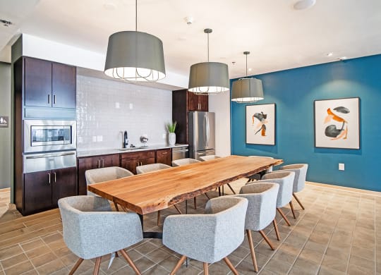 Dominium-Park Avenue West-Community Kitchen at Park Avenue West, Denver