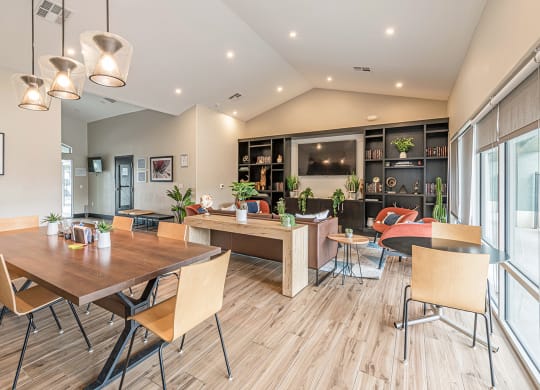 Clubhouse at Pinewood Apartments, Houston Texas