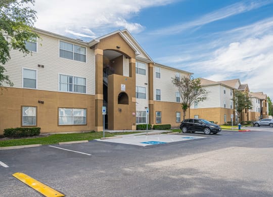 Exterior Landscape at Pinewood Apartments, Houston, TX