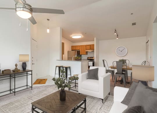 Virtually Staged Apt Overview at Pinewood Apartments, Texas, 77396