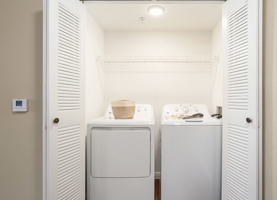 Laundry at Pinewood Apartments, Houston