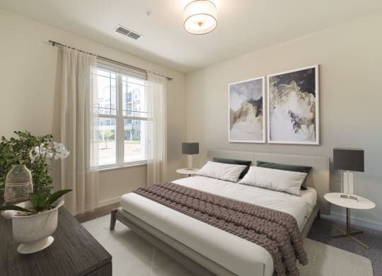 Dominium-Preserve at Peachtree Shoals-Virtually Staged Bedroom