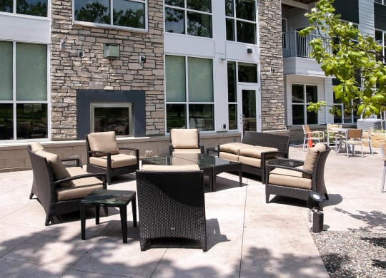 River North_Model Outdoor Sitting Area