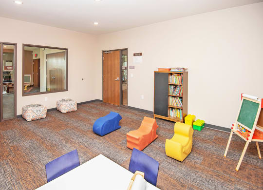 Activity Room at Scharbauer Flats, Midland, Texas