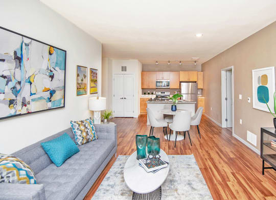 Wood Floor Dining Room at Scharbauer Flats, Midland, 79705