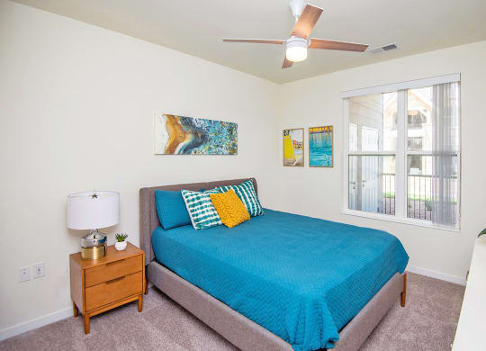 Bedroom Interior at Scharbauer Flats, Midland, Texas