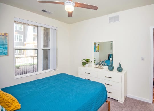 Bedroom at Scharbauer Flats, Midland, TX