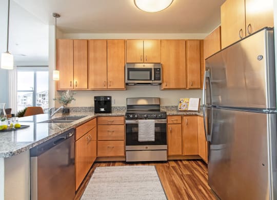 Dominium-South Range Crossings-Virtually Staged Kitchen