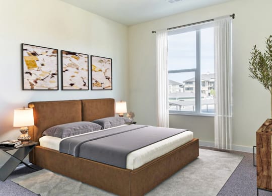 Dominium-South Range Crossings-Virtually Staged Bedroom