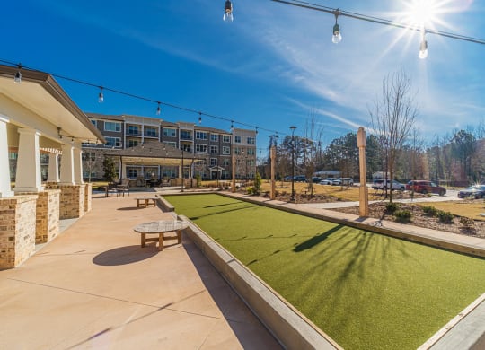 Bocce Ball Court at Stonepointe 55+ Apartments, Lithonia, GA