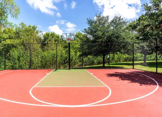 Outdoor Basketball Court at Stoneridge Apartments, Pflugerville Texas