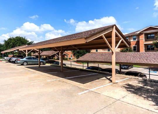 Carport at Stoneridge Apartments, Texas