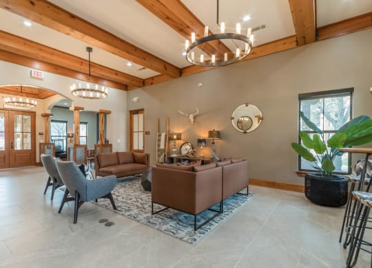 Clubhouse Interior at Stoneridge Apartments, Pflugerville, TX
