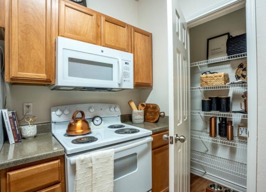 Kitchen Appliances at Stoneridge Apartments, Pflugerville, TX