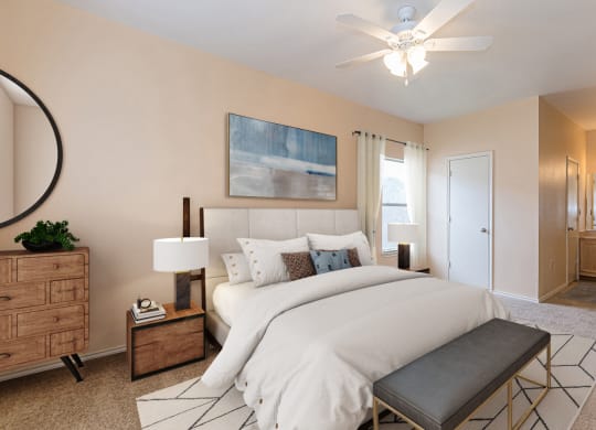 Dominium-The Springs-Bedroom at The Springs, Pasadena, TX 78620