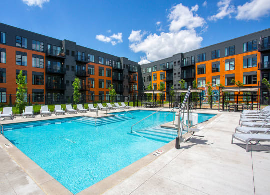 Pool at Union Flats, St. Paul Minnesota