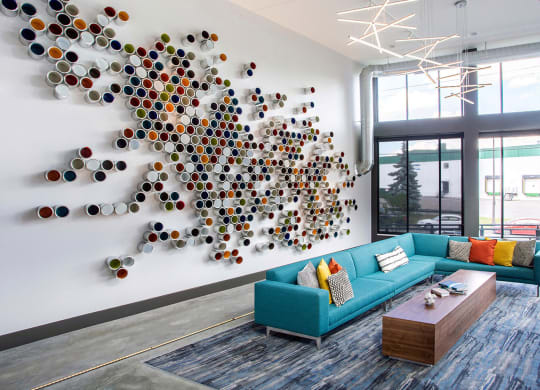 Lobby at Union Flats, St. Paul, MN 55114