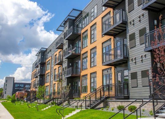 Building Exterior at Union Flats, St. Paul, 55114 