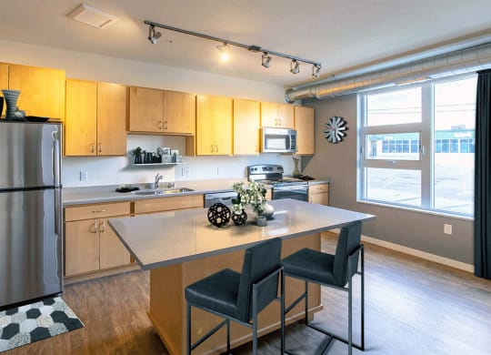 Kitchen at Union Flats, Minnesota, 55114