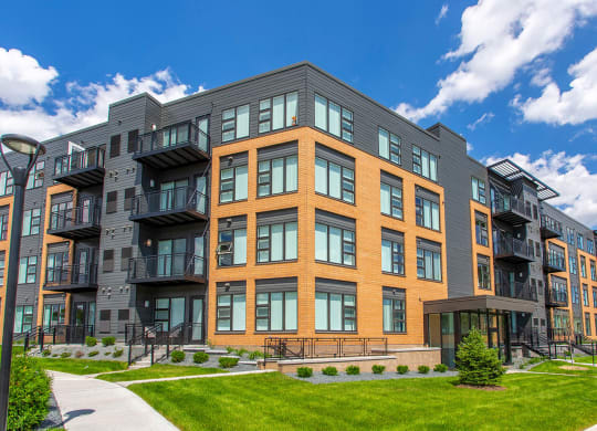 Building Exterior View at Union Flats, St. Paul Minnesota