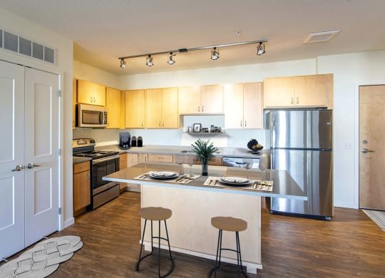 Gourmet Kitchen at Union Flats, St. Paul Minnesota