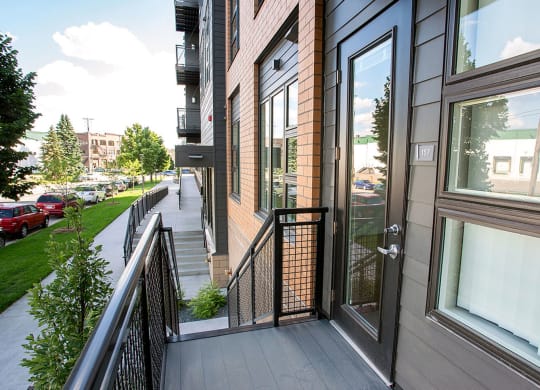 Balcony at Union Flats, St. Paul