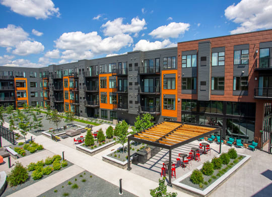 Courtyard at Union Flats, Minnesota, 55114