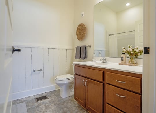 Bathroom With Bathtub at Upper Post Flats, Fort Snelling, MN