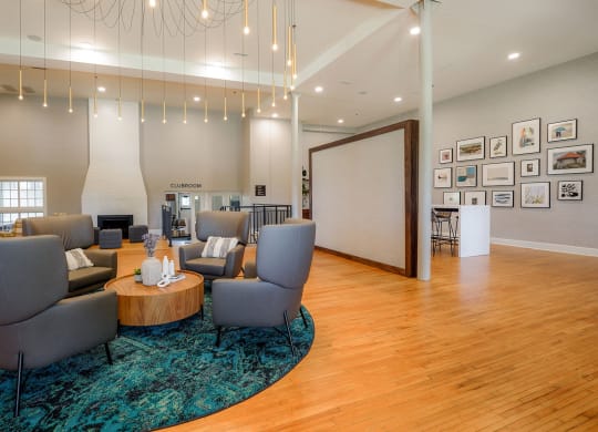 Clubroom Interior at Upper Post Flats, Minnesota, 55111