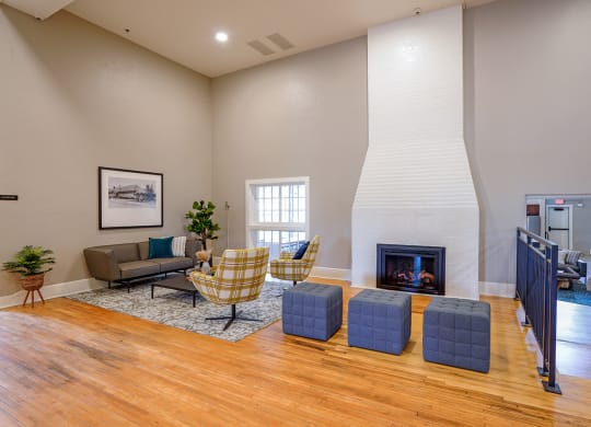 Lobby Area at Upper Post Flats, Fort Snelling Minnesota