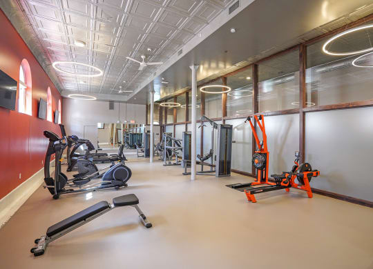 Fitness Center Overviewat Upper Post Flats, Fort Snelling Minnesota
