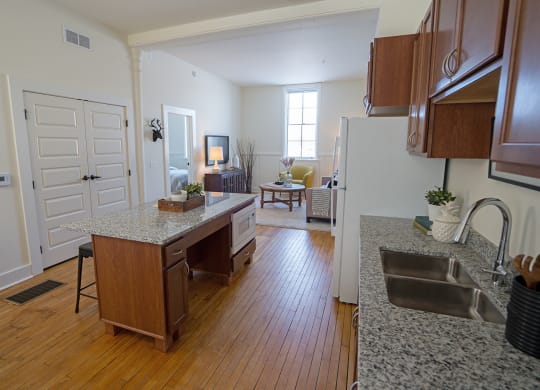 Model Apt Overview at Upper Post Flats, Fort Snelling Minnesota