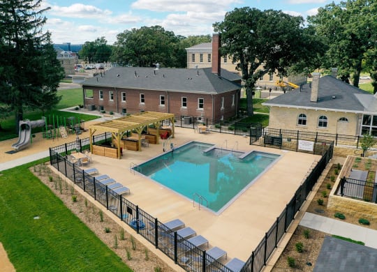 Pool Viewat Upper Post Flats, Minnesota, 55111