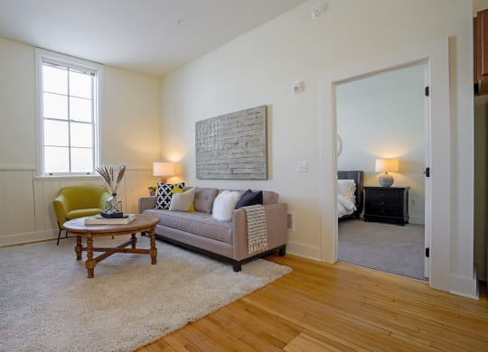 Model Living Roomat Upper Post Flats, Fort Snelling Minnesota
